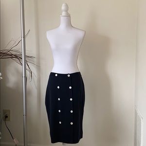 Vintage Perry Ellis Portfolio wool skirt